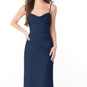 Dark Navy Formal/Bridesmaid Dress